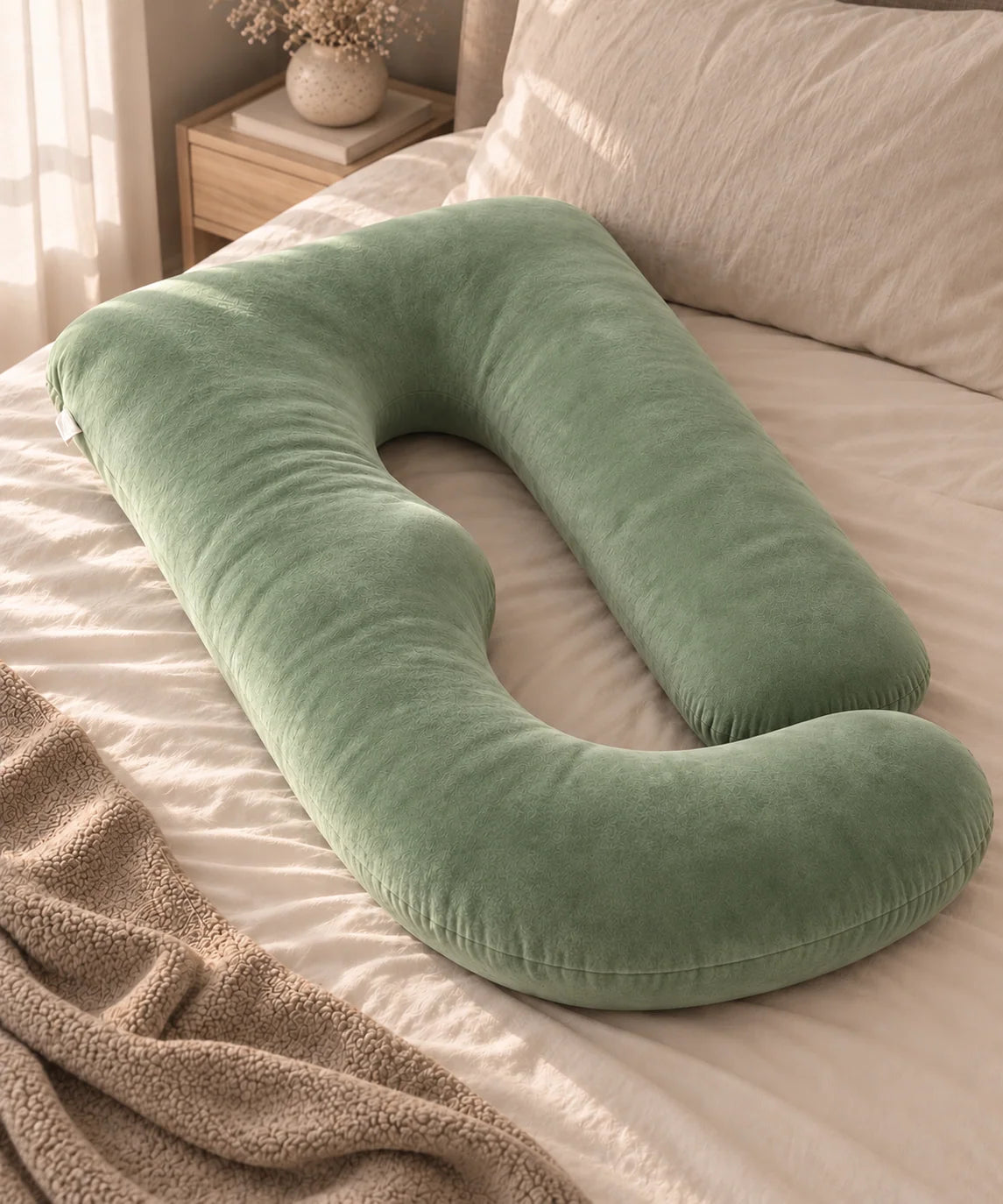 Coussin passager DreamSnug Vert sauge